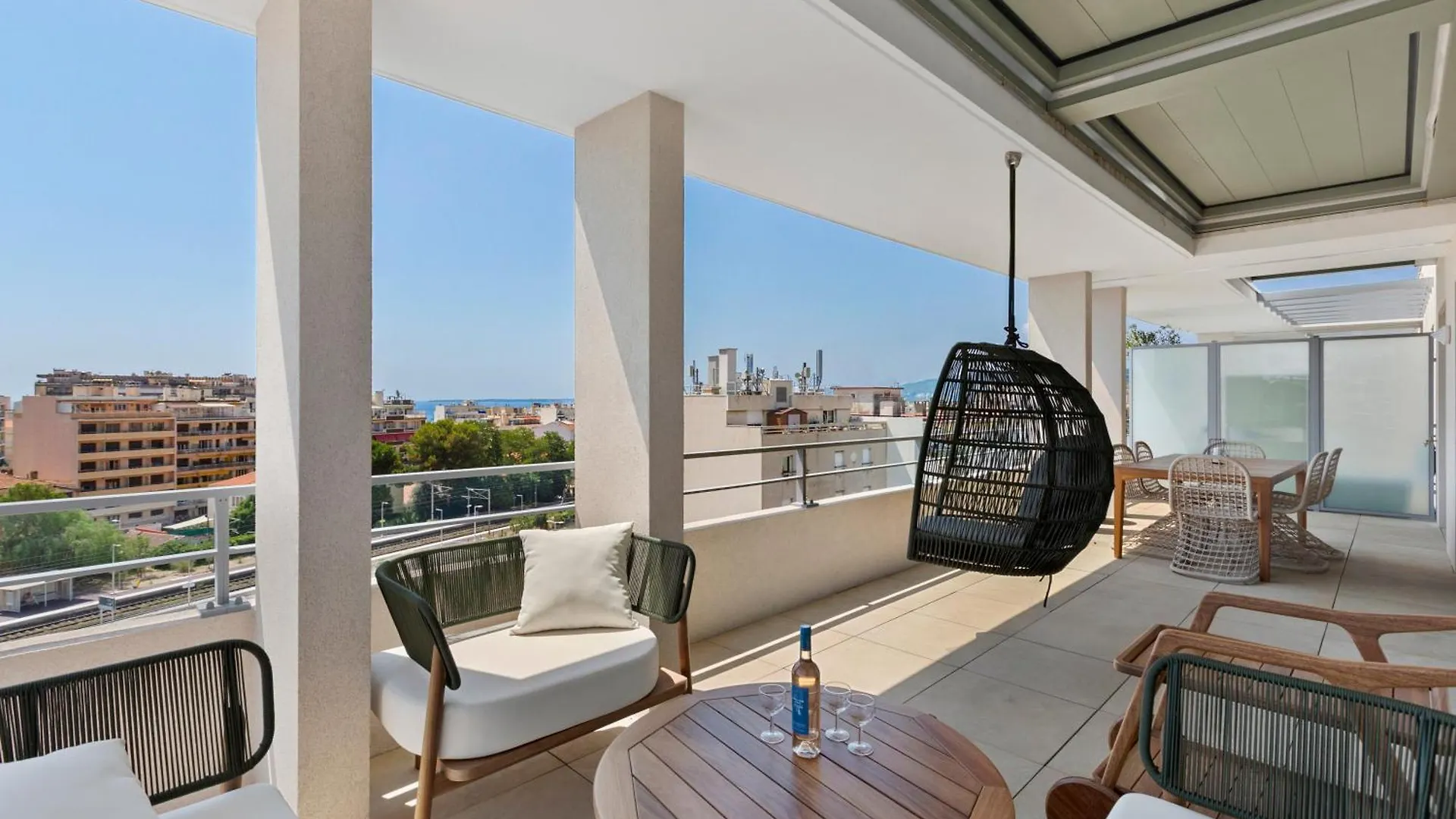 Duplex Elegante Vista Panoramica 360 Juan-Les-Pins Apartment Antibes France