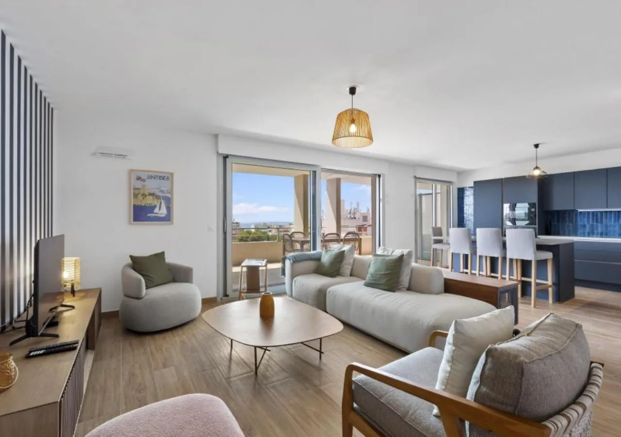 Duplex Elegante Vista Panoramica 360 Juan-Les-Pins Apartment Antibes