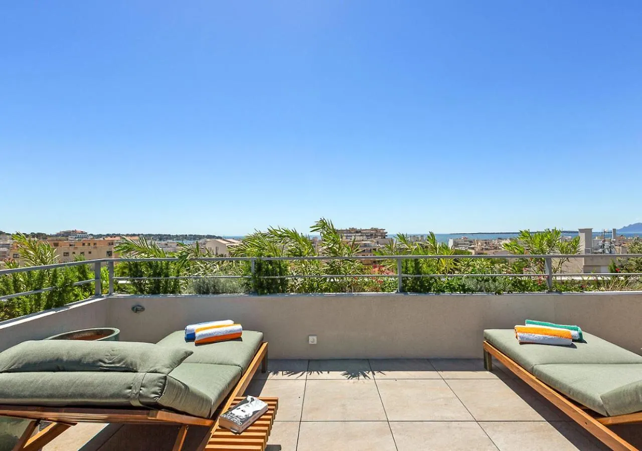 Duplex Elegante Vista Panoramica 360 Juan-Les-Pins Apartment Antibes France